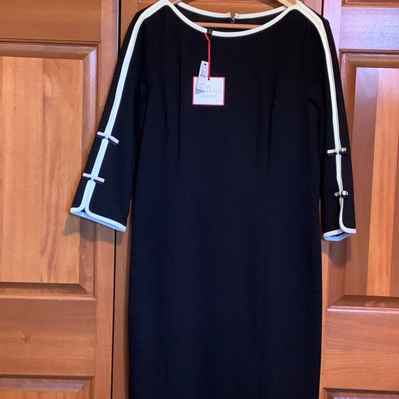 Talbots size 12 brand new black dress - Picture 2 of 8